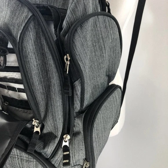 Ogio Metro Street Gray Backpack Book Bag Laptop Travel Tech Spec Company Logo - Picture 6 of 8